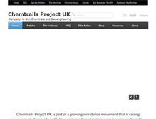 Tablet Screenshot of chemtrailsprojectuk.com